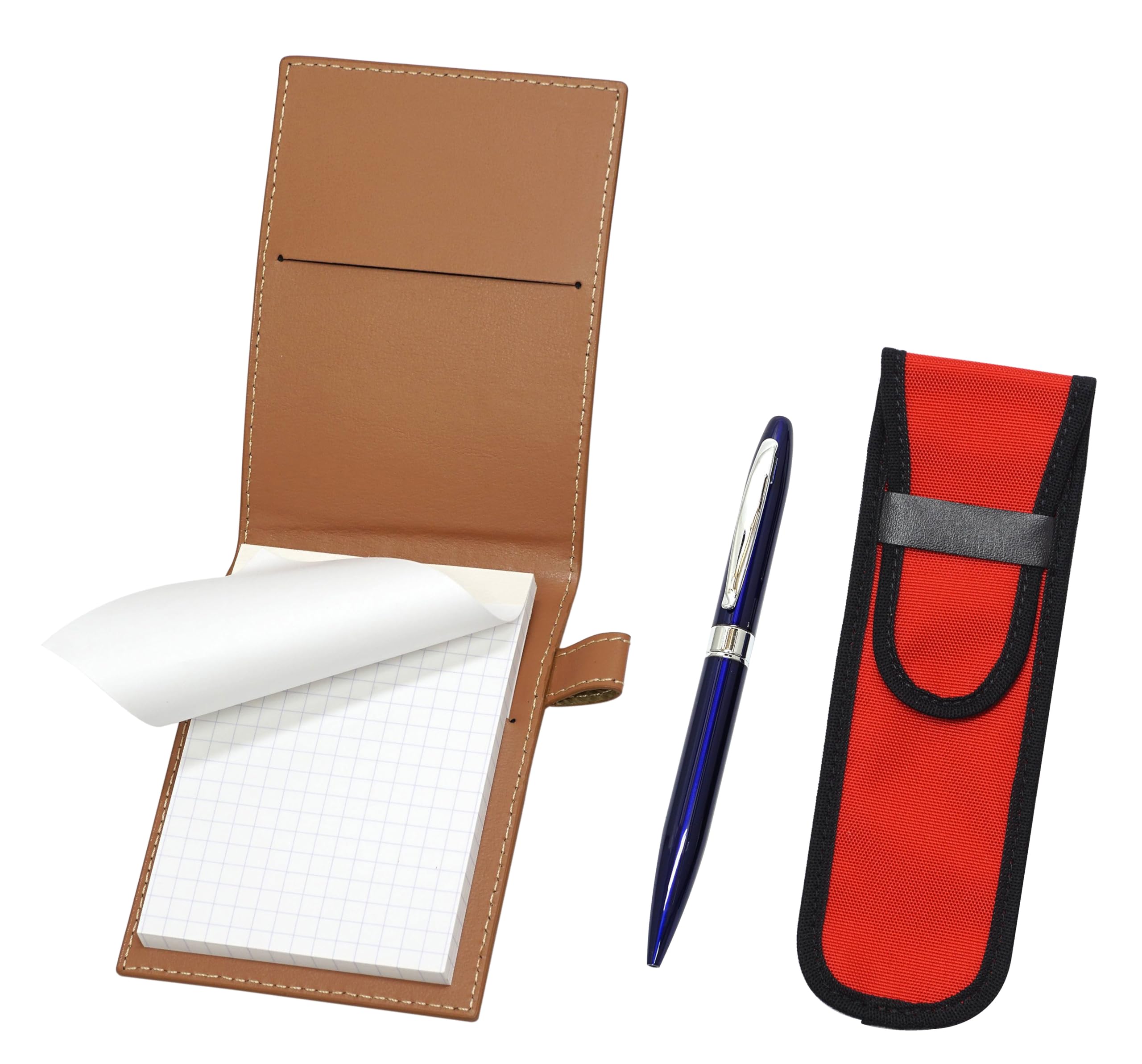 Recycled Cowhide Mini Notebook Cover Mocha with Cloth Pencil Case Red Lasting Piece Metal Rotating Ballpoint Pen Set Blue LS022PM-NK02R-TK23-L
Recycled Cowhide Mini Notebook Cover Mocha with Cloth Pencil Case Red Lasting Piece Metal Rotating Ballpoint Pen Set Blue LS022PM-NK02R-TK23-L