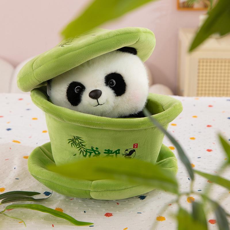 Очаровательная плюшевая игрушка-подушка в виде чашки с пандой - Сувенир для путешествий в подарок Teacup 24cm Panda 19cm (0.25kg) изумрудный/зелёный
Очаровательная плюшевая игрушка-подушка в виде чашки с пандой - Сувенир для путешествий в подарок Teacup 24cm Panda 19cm (0.25kg) изумрудный/зелёный