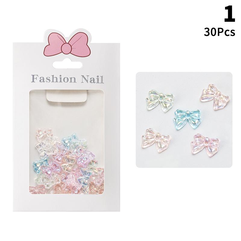 30Pcs Bowknot Nails Art Charms Decorations 3D Luxury Aurora Color Bows Shaped Jewellery Diy Manicure Designs Supplies
30Pcs Bowknot Nails Art Charms Decorations 3D Luxury Aurora Color Bows Shaped Jewellery Diy Manicure Designs Supplies