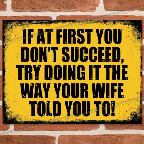YOUR WIFE TOLD YOU Funny Metal Signs Mancave Pub Shed Bar Cave Garage Tin SignAluminum 20x30cm(7.8x11.8inch)
YOUR WIFE TOLD YOU Funny Metal Signs Mancave Pub Shed Bar Cave Garage Tin SignAluminum 20x30cm(7.8x11.8inch)
