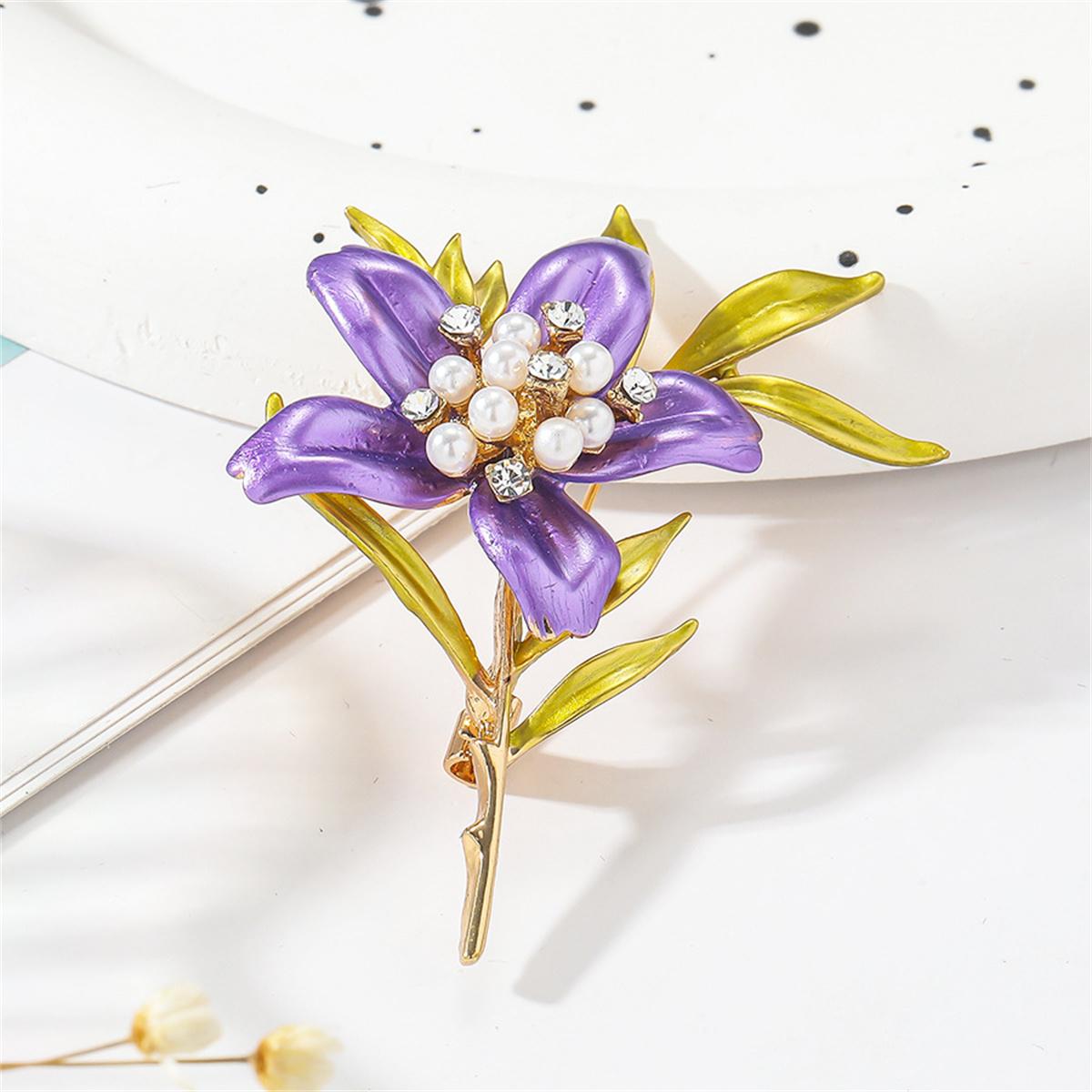 1Pc Classic Elegant Lily Brooch Art Fresh Pin Creative Personalized Jewelry Accessories Party Birthday Festival Gift Souvenir фіолетовий
1Pc Classic Elegant Lily Brooch Art Fresh Pin Creative Personalized Jewelry Accessories Party Birthday Festival Gift Souvenir фіолетовий