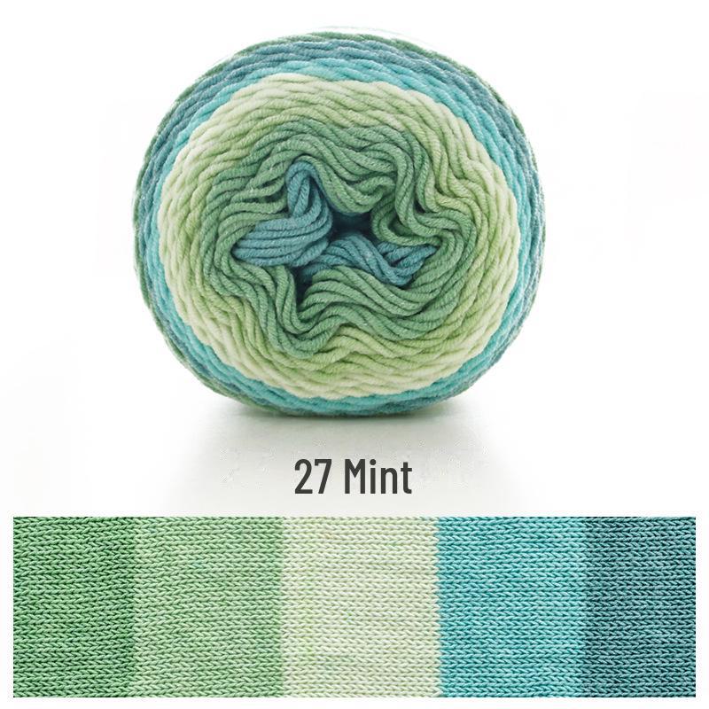 Многоцветная пряжа Ruyi Bird Milk Cotton для вязания своими руками - шарф, подушка, одеяло
Многоцветная пряжа Ruyi Bird Milk Cotton для вязания своими руками - шарф, подушка, одеяло