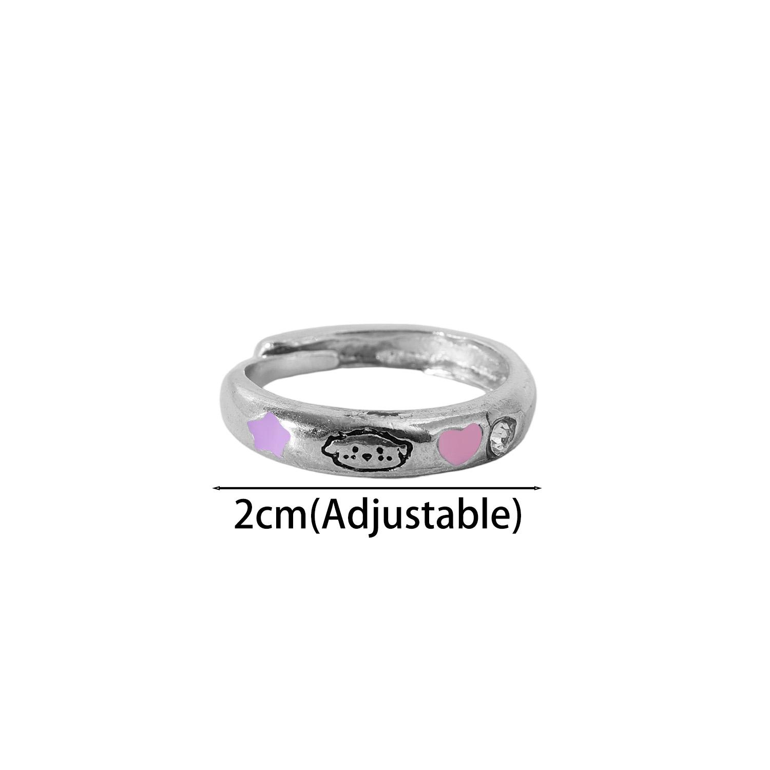2pcs Cute Cat Dog Cartoon Couple Rings Zircon Heart Lovers Rings Forever Endless Love Wedding Ring for Women Men Charm Jewelry
2pcs Cute Cat Dog Cartoon Couple Rings Zircon Heart Lovers Rings Forever Endless Love Wedding Ring for Women Men Charm Jewelry