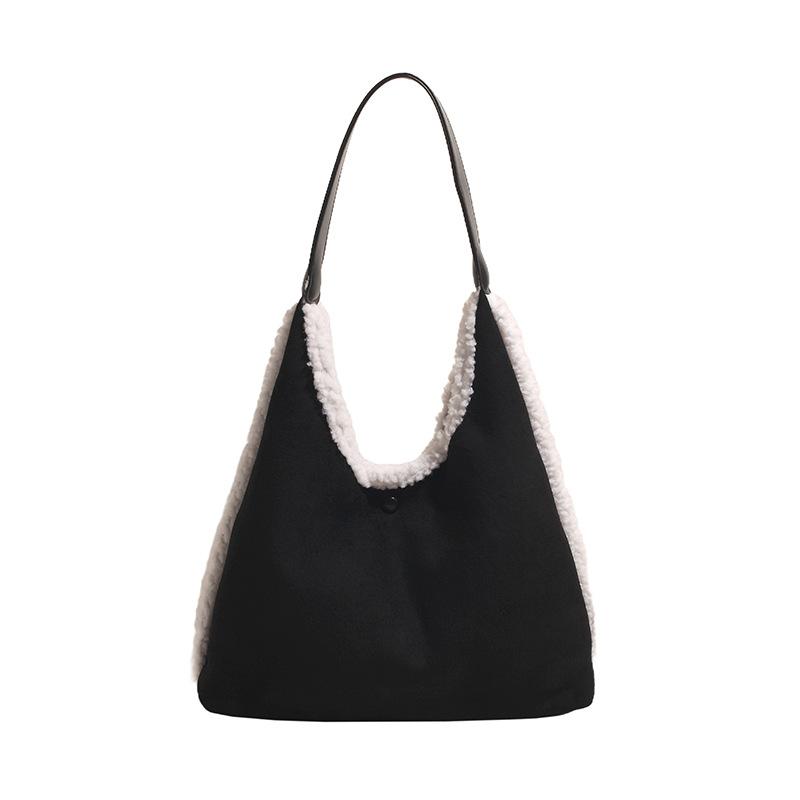 Korean Style Fashi Shoulder Bag Large Capacity Simple Suede Handle Bag for Women Comfortable and Versatile Texture Storage Bag чёрный
Korean Style Fashi Shoulder Bag Large Capacity Simple Suede Handle Bag for Women Comfortable and Versatile Texture Storage Bag чёрный