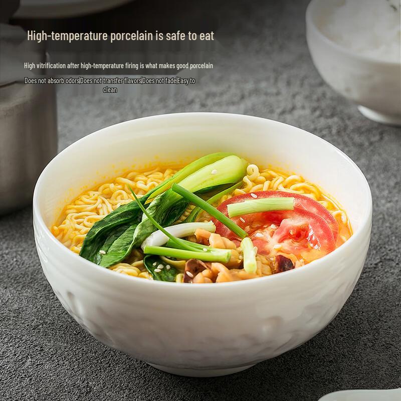 ZEROKY CLAN 6-inch Dehua Ceramic Noodle Bowl
ZEROKY CLAN 6-inch Dehua Ceramic Noodle Bowl