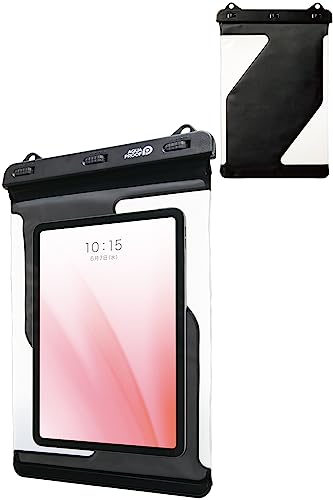 Elecom TB-WPSR13BK IPX8 Waterproof Tablet Case, Easy to Press Buttons, Side Frameless Type, Neck Strap, 8.9-13 inches, Black
Elecom TB-WPSR13BK IPX8 Waterproof Tablet Case, Easy to Press Buttons, Side Frameless Type, Neck Strap, 8.9-13 inches, Black