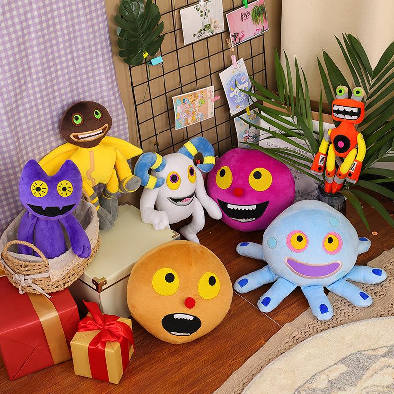 Плюшевая игрушка серии My Singing Monster, рождественский подарок, праздничные поздравления, декоративная подушка, подарок для сна, украшение для дивана, любимый подарок детей
Плюшевая игрушка серии My Singing Monster, рождественский подарок, праздничные поздравления, декоративная подушка, подарок для сна, украшение для дивана, любимый подарок детей