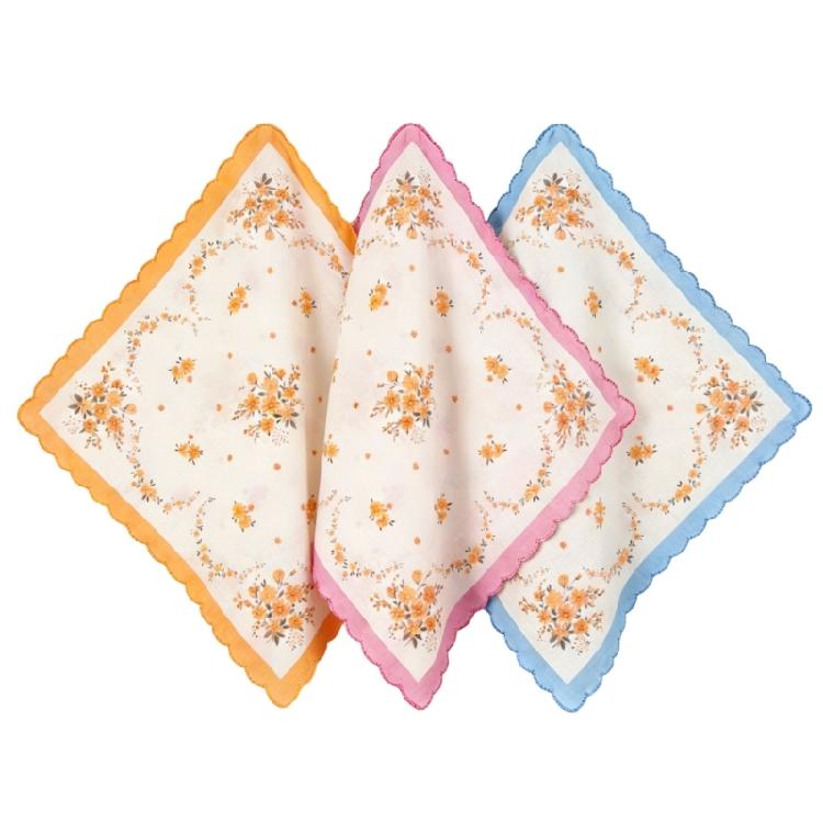 3Pcs Fashionable Cotton Handkerchief With Floral Patterns Ladies Cotton Hankies for Women Wedding Party Accessories 1
3Pcs Fashionable Cotton Handkerchief With Floral Patterns Ladies Cotton Hankies for Women Wedding Party Accessories 1