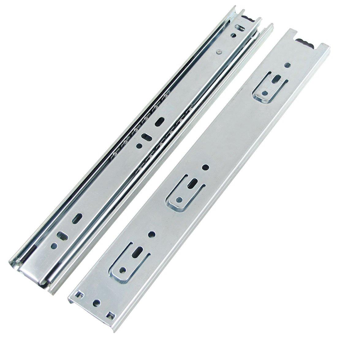 uxcell Drawer Slides, Full Extension, Ball Bearing, Bidirectional Sliding, 300mm Track Rail, Cold Rolled Steel, 39mm Wide, 25kg Capacity, 1 Pair
uxcell Drawer Slides, Full Extension, Ball Bearing, Bidirectional Sliding, 300mm Track Rail, Cold Rolled Steel, 39mm Wide, 25kg Capacity, 1 Pair