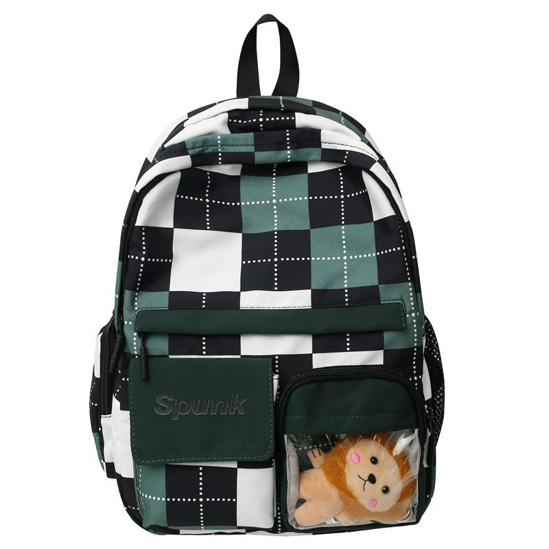School bag women s color scheme Plaid Mori third to sixth grade girls boys large capacity junior high school students backpack Without pendant зелений
School bag women s color scheme Plaid Mori third to sixth grade girls boys large capacity junior high school students backpack Without pendant зелений