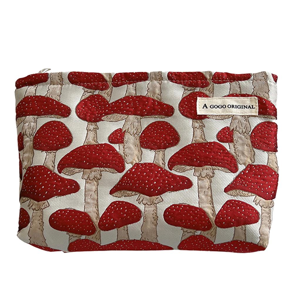 Mushroom Print Makeup Bags Multipurpose Women Cosmetic Organizer Bag Large Capacity with Zipper Portable Holiday Accessories красный
Mushroom Print Makeup Bags Multipurpose Women Cosmetic Organizer Bag Large Capacity with Zipper Portable Holiday Accessories красный