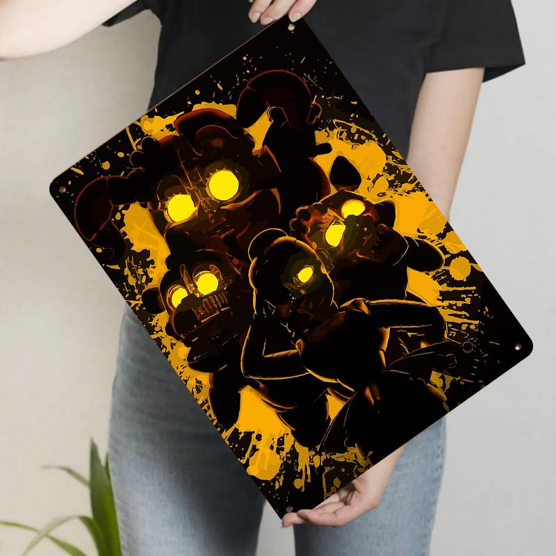 Five Nights at Freddys FNAF Characters Metal Wall Art Decor for Game Room Horror Theme Home Decoration 20x30cm(7.8x11.8inch)
Five Nights at Freddys FNAF Characters Metal Wall Art Decor for Game Room Horror Theme Home Decoration 20x30cm(7.8x11.8inch)