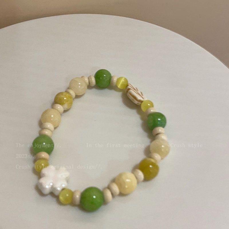 Female Summer Niche Bead Bracelet Green Bank World
Female Summer Niche Bead Bracelet Green Bank World