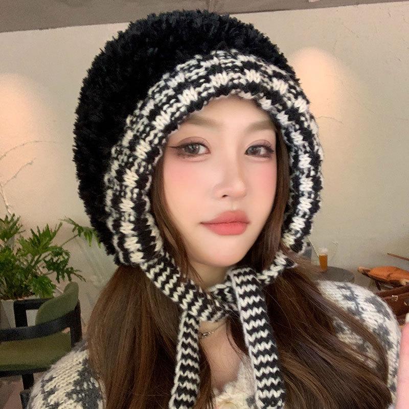 Wool hat women s winter velvet warm cute knitted hat color matching fashion versatile ear protection cycling hat M(56-58cm) білий
Wool hat women s winter velvet warm cute knitted hat color matching fashion versatile ear protection cycling hat M(56-58cm) білий