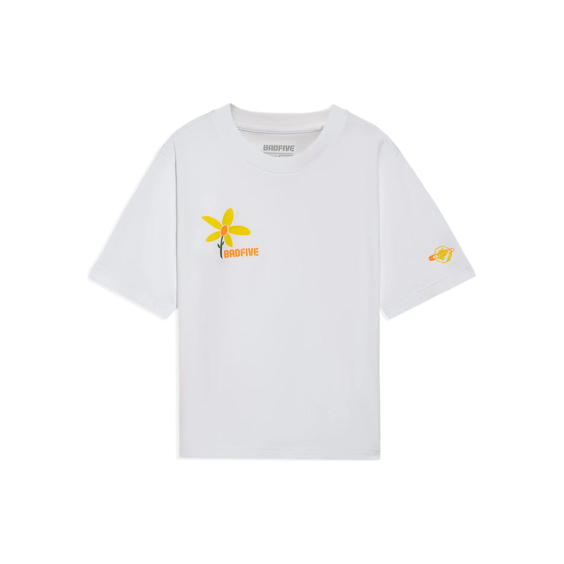 Li Ning Badfive Womens Series Floral Letter Print Loose Round Neck Short Sleeve T-Shirt Women Tops White AHSS044-4 L
Li Ning Badfive Womens Series Floral Letter Print Loose Round Neck Short Sleeve T-Shirt Women Tops White AHSS044-4 L