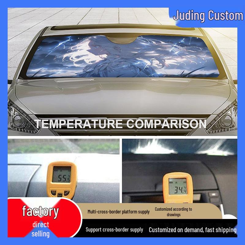 Aluminum Foil Sunshade - Car Windshield Heat Insulation & Sun Protection Baffle 51×28 inch
Aluminum Foil Sunshade - Car Windshield Heat Insulation & Sun Protection Baffle 51×28 inch
