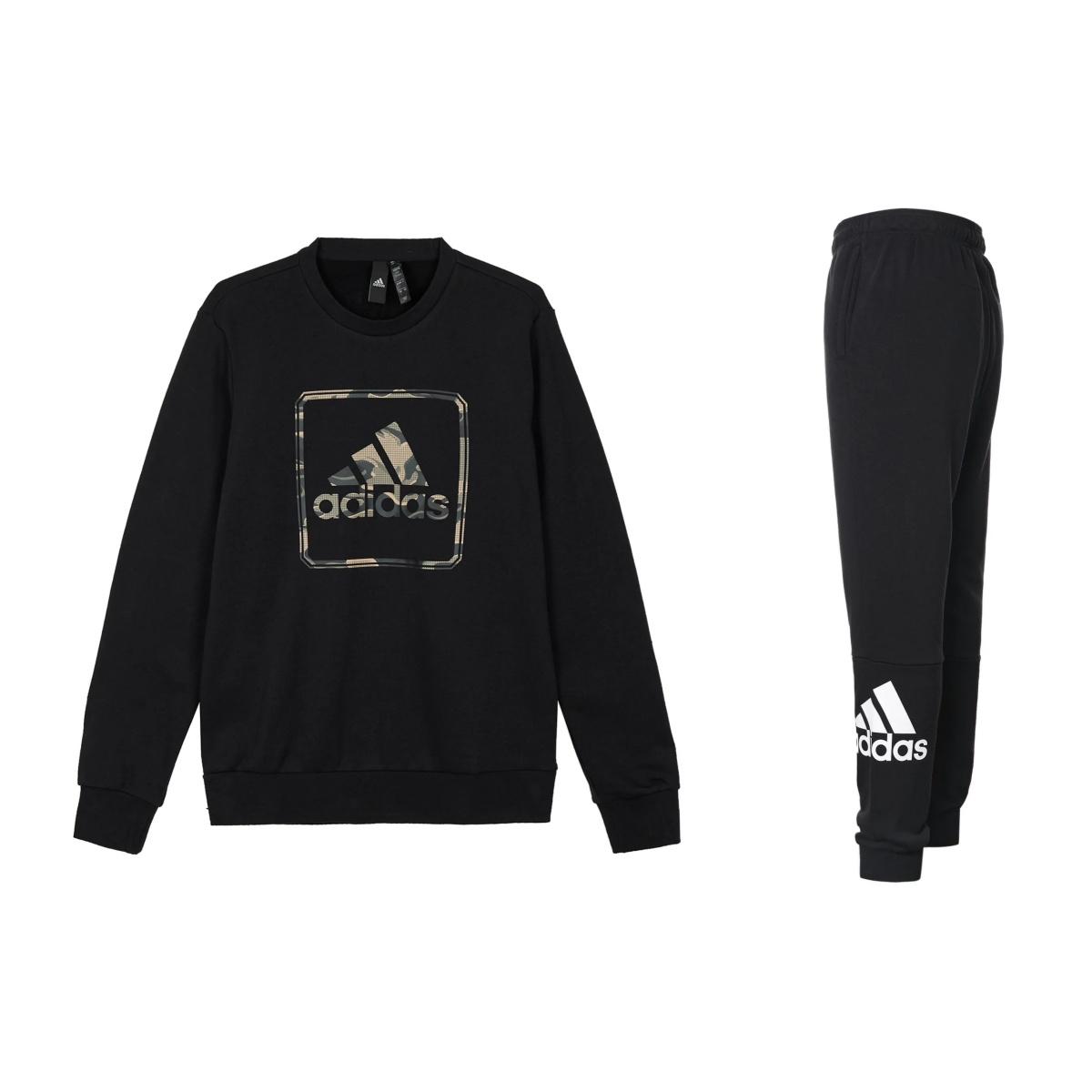 Adidas Logo Print Crew Neck Pullover Long Sleeve Vintage Sweatshirt And Cuffed Knit Pants Casual Sports Set Men Sweatshirt And Pants GM4477+DQ1445 S
Adidas Logo Print Crew Neck Pullover Long Sleeve Vintage Sweatshirt And Cuffed Knit Pants Casual Sports Set Men Sweatshirt And Pants GM4477+DQ1445 S