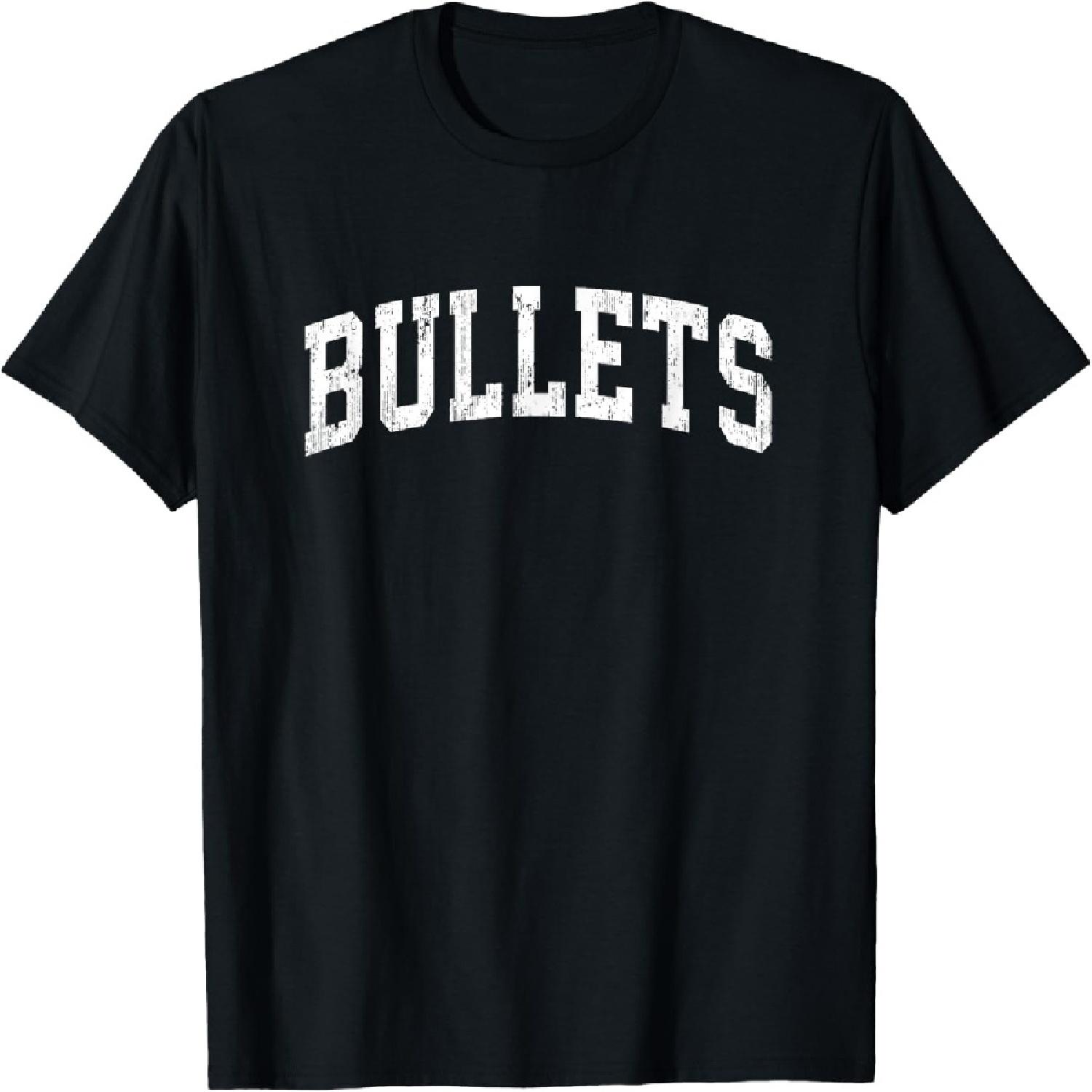 Bullets Mascot Vintage Athletic Sports Name Design T-Shirt XXXXXL різнокольоровий
Bullets Mascot Vintage Athletic Sports Name Design T-Shirt XXXXXL різнокольоровий