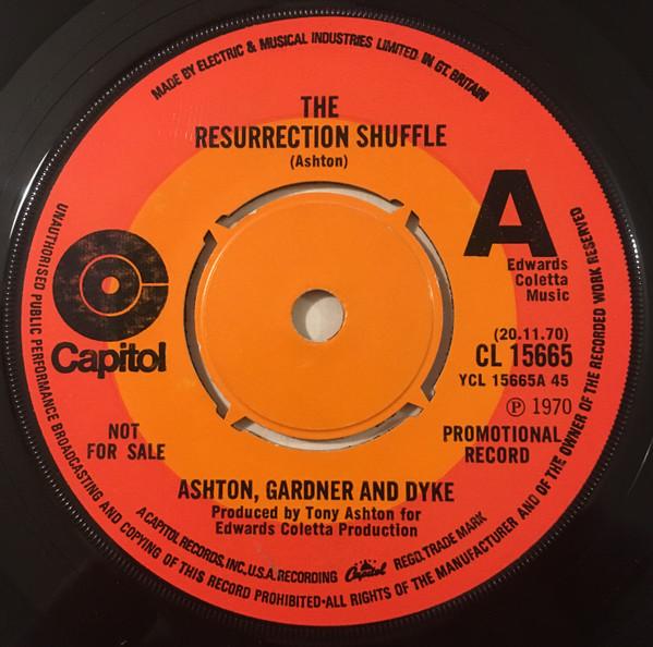 7inch Record ASHTON GARDNER DYKE The Resurrection Shuffle CL15665 Capitol Records 1970 UK Rock Used
7inch Record ASHTON GARDNER DYKE The Resurrection Shuffle CL15665 Capitol Records 1970 UK Rock Used