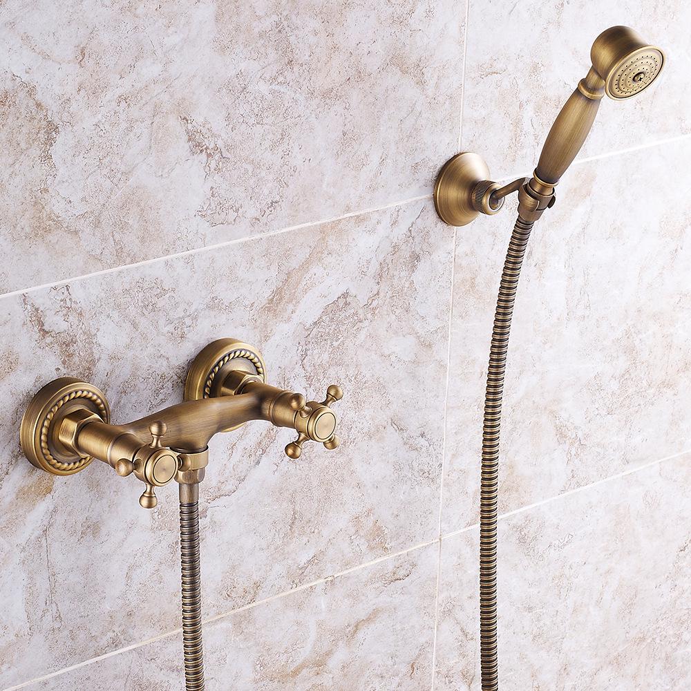 European-Style Brass Handheld Shower Head - Retro Design for Hotel Engineering
European-Style Brass Handheld Shower Head - Retro Design for Hotel Engineering