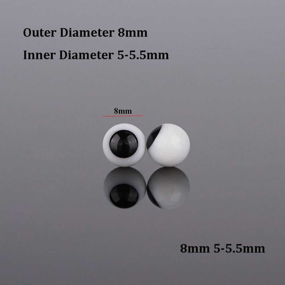 Black&White Smooth Movable Eyes 4/6/8/10mm Safety Animal Toys Parts For BJD Doll 8mm 5-5.5mm
Black&White Smooth Movable Eyes 4/6/8/10mm Safety Animal Toys Parts For BJD Doll 8mm 5-5.5mm