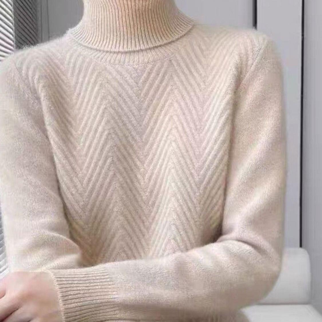 Осінньо-зимовий товстий светр з чистої вовни - Пуловер з високим коміром та ребристим оздобленням, Прямий силует, Стандартна посадка, Топ з довгим рукавом та подолом-парасолькою M абрикосовий
Осінньо-зимовий товстий светр з чистої вовни - Пуловер з високим коміром та ребристим оздобленням, Прямий силует, Стандартна посадка, Топ з довгим рукавом та подолом-парасолькою M абрикосовий