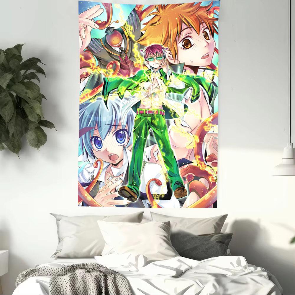 TThe DDisastrous Life of Saiki K Anime Printed Tapestry 2D Anime Merch Wall Hanging Aesthetic Wall Decor for Dorm Bedroom 74x94cm(29x37in)
TThe DDisastrous Life of Saiki K Anime Printed Tapestry 2D Anime Merch Wall Hanging Aesthetic Wall Decor for Dorm Bedroom 74x94cm(29x37in)
