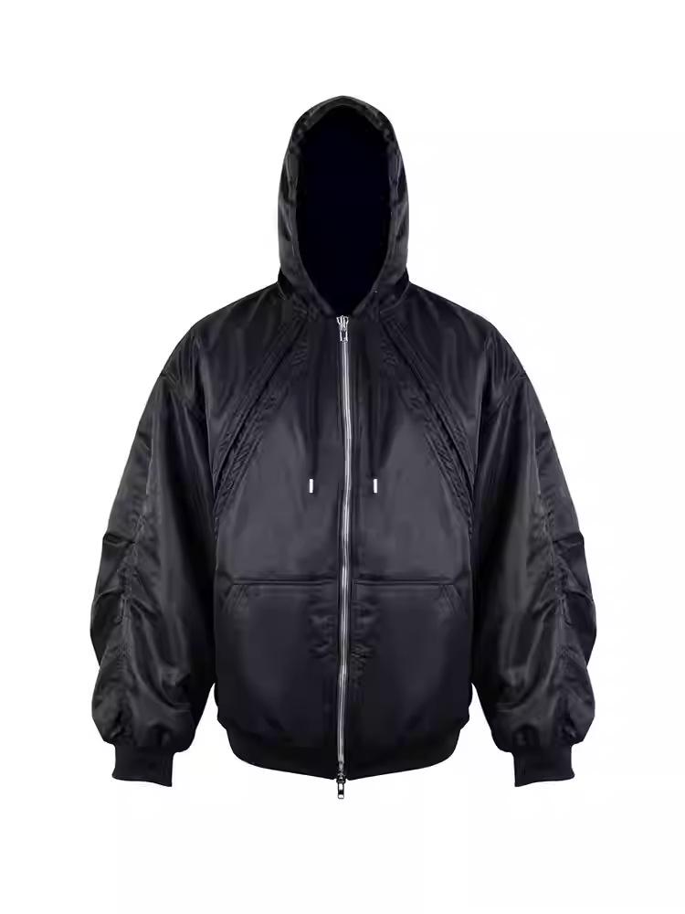 FAR ARCHIVE Нейлонова куртка-бомбер з капюшоном Silhouette Medium чорний
FAR ARCHIVE Нейлонова куртка-бомбер з капюшоном Silhouette Medium чорний