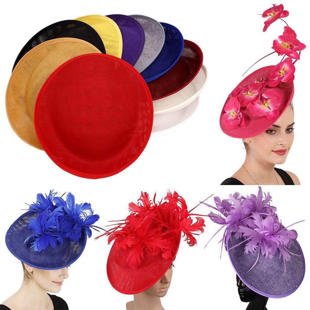 DIY Millinery Cocktail Headwear Wedding Flat Top Hat Embryo French hat Women Ladies червоний
DIY Millinery Cocktail Headwear Wedding Flat Top Hat Embryo French hat Women Ladies червоний