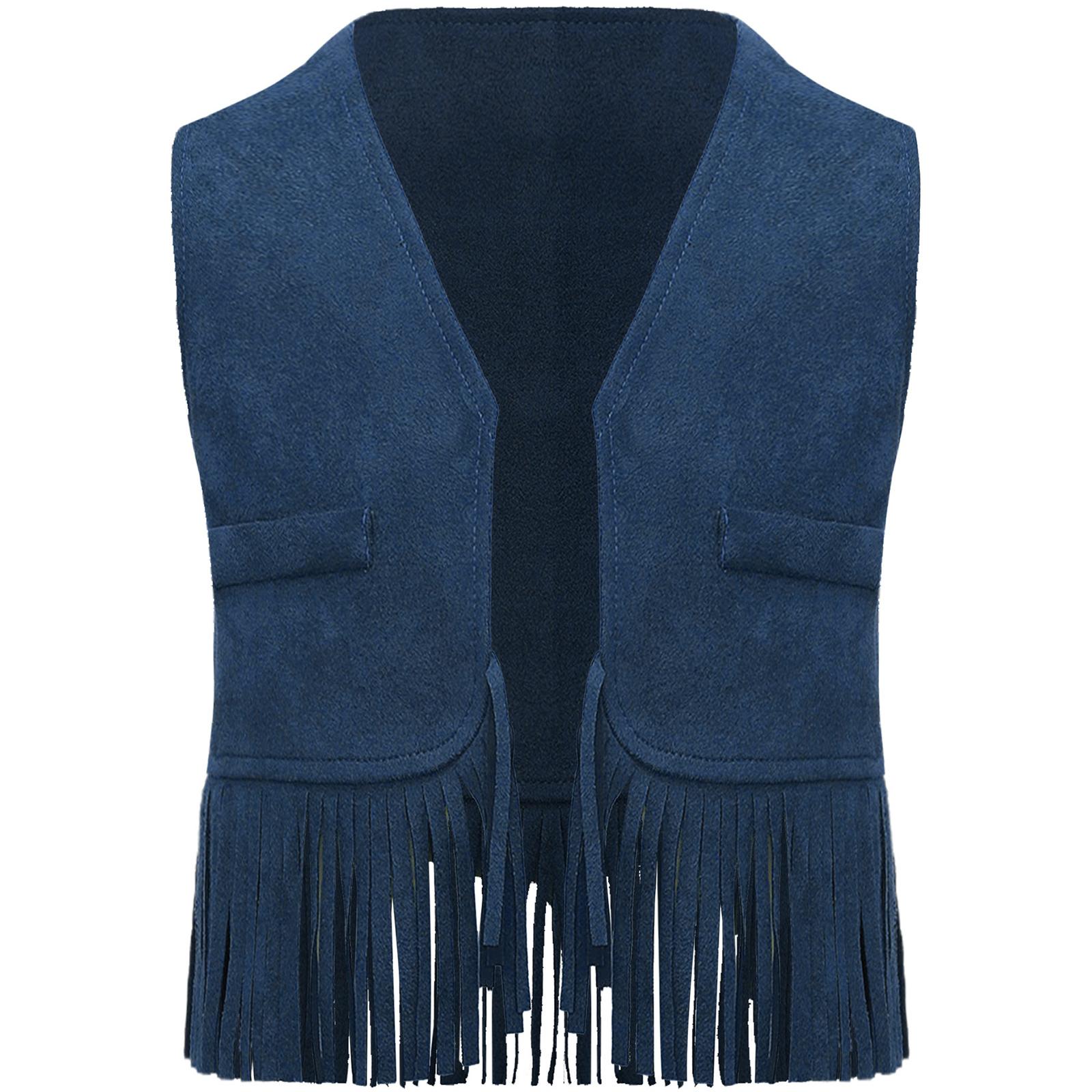 Boy Western Cowboy Vest Suede Tassels Cowboy Vest Halloween Cosplay Costume Photography Prop 0-3 Months темно-синього кольору
Boy Western Cowboy Vest Suede Tassels Cowboy Vest Halloween Cosplay Costume Photography Prop 0-3 Months темно-синього кольору