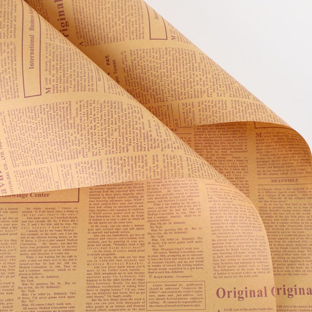 10/20 Sheets Wrapping Sleeve Gift Wrapping Paper Gifts Packaging Material DIY Newspaper Kraft Paper English Newspaper Big Size 50x70cm
10/20 Sheets Wrapping Sleeve Gift Wrapping Paper Gifts Packaging Material DIY Newspaper Kraft Paper English Newspaper Big Size 50x70cm
