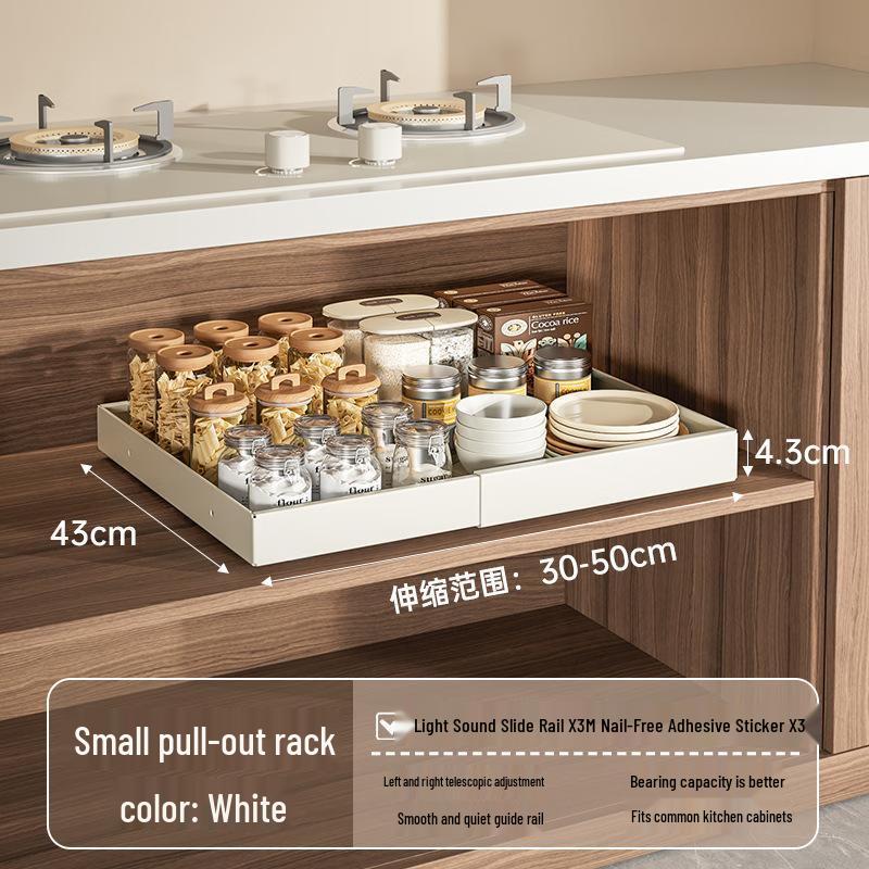 Retractable Kitchen Cabinet Pull-Out Storage Basket
Retractable Kitchen Cabinet Pull-Out Storage Basket