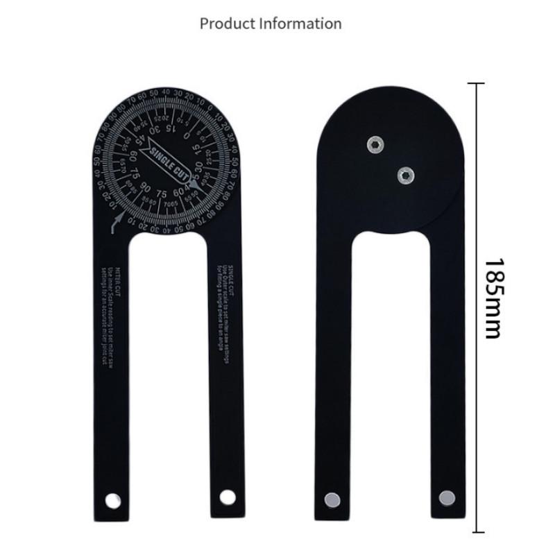 360° Universal Angle Ruler Woodworking DIY Measuring Tool High Precision Aluminum Alloy Protractor
360° Universal Angle Ruler Woodworking DIY Measuring Tool High Precision Aluminum Alloy Protractor