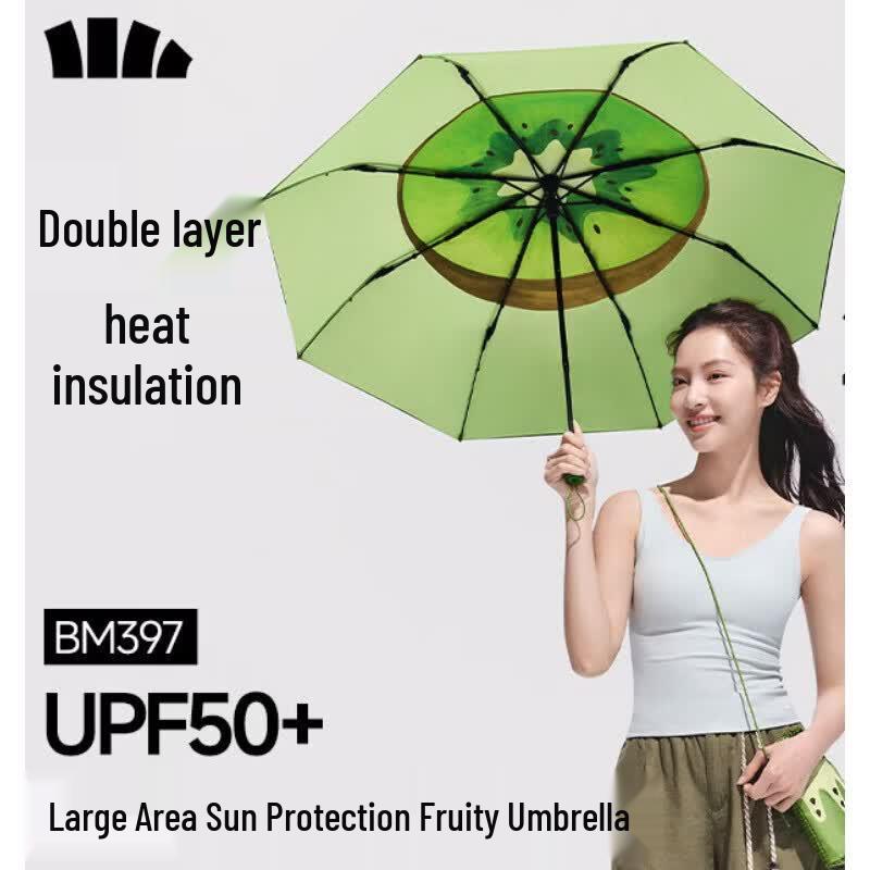 Beneunder Electric Triple-Fold UV Protection Sun/Rain Umbrella
Beneunder Electric Triple-Fold UV Protection Sun/Rain Umbrella