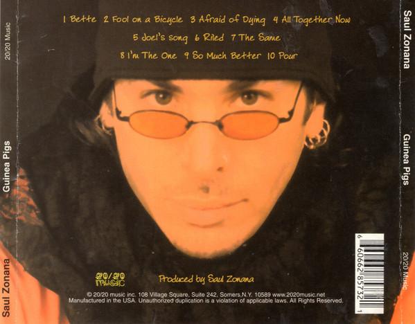 CD SAUL ZONANA Guinea Pigs none 2020 Music 2002 US Rock Used
CD SAUL ZONANA Guinea Pigs none 2020 Music 2002 US Rock Used