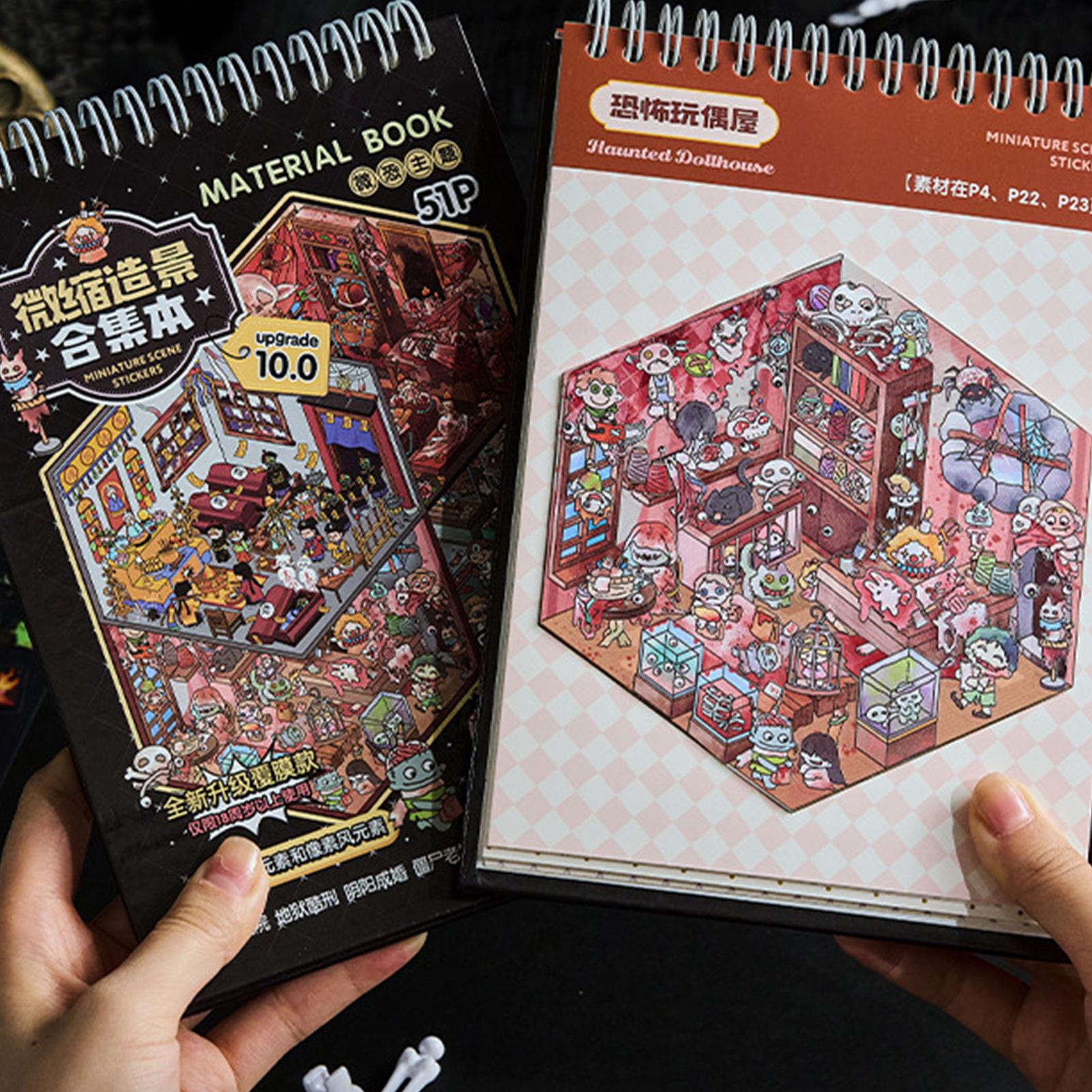 3D Sticker Scenes for Adults Large 3D Horror Room Scene Sticker Book Reusable Decal Craft Supplies for Kids Children Wall Home CN
3D Sticker Scenes for Adults Large 3D Horror Room Scene Sticker Book Reusable Decal Craft Supplies for Kids Children Wall Home CN