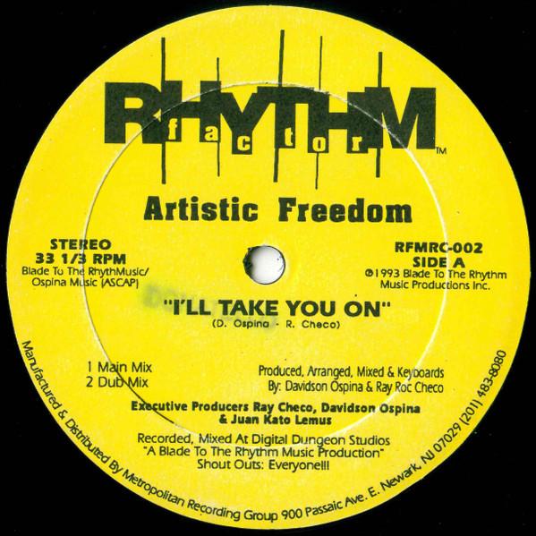 12inch Record ARTISTIC FREEDOM - I ll Take You On / Baby Come On RFMRC002 Rhythm Factor R 1993 US Dance & Electronica Used
12inch Record ARTISTIC FREEDOM - I ll Take You On / Baby Come On RFMRC002 Rhythm Factor R 1993 US Dance & Electronica Used