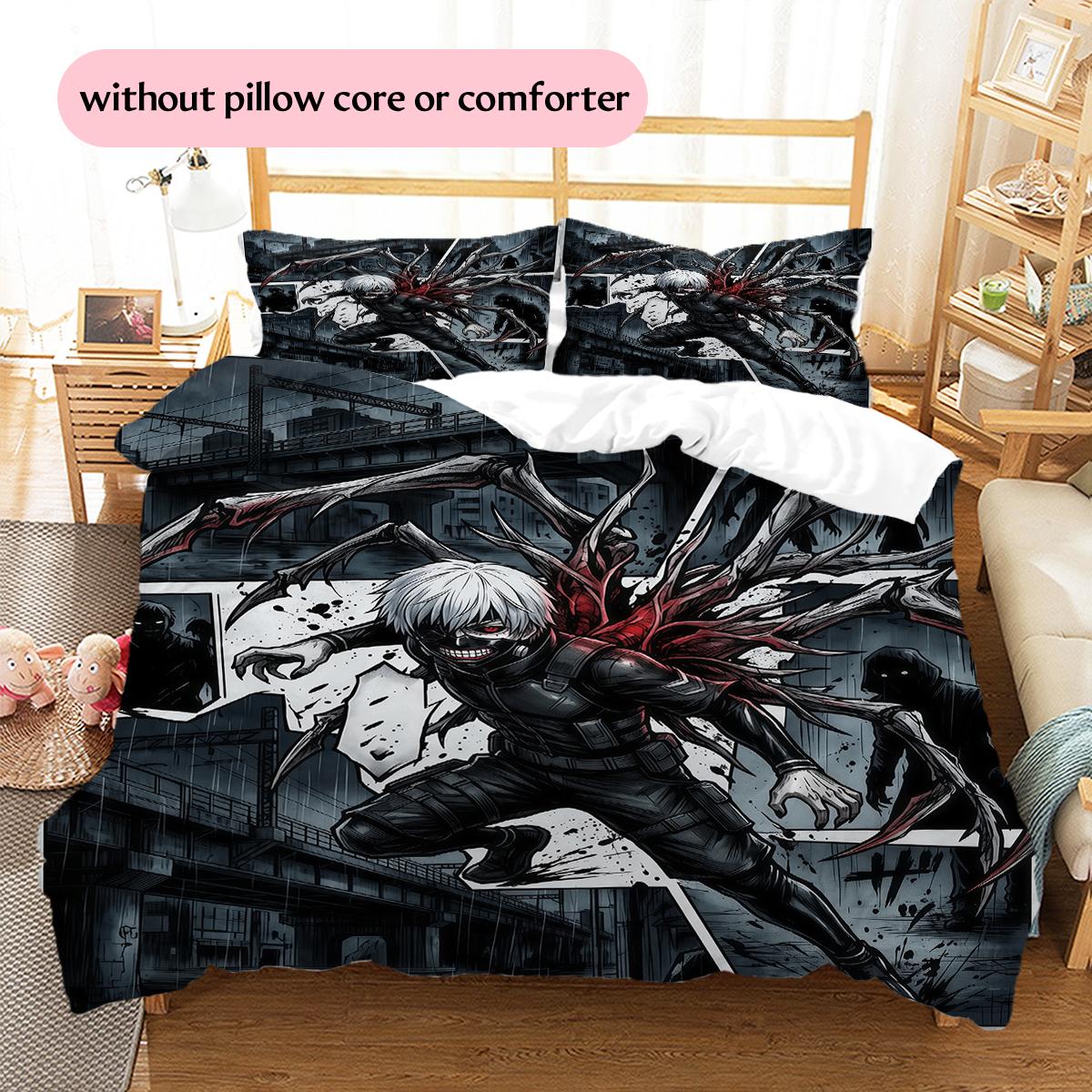Tokyo Ghoul Ken Kaneki Kakuja Pattern Bedding Home Decoration Festival Gift (1 * duvet cover + 2 * pillowcase, without core) 135x200cm
Tokyo Ghoul Ken Kaneki Kakuja Pattern Bedding Home Decoration Festival Gift (1 * duvet cover + 2 * pillowcase, without core) 135x200cm