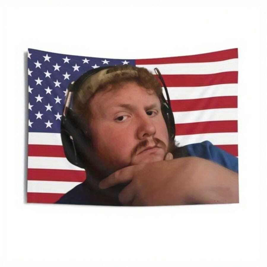 Tapestry broadcast on the American flag caseoh walltwitch 75x100
Tapestry broadcast on the American flag caseoh walltwitch 75x100