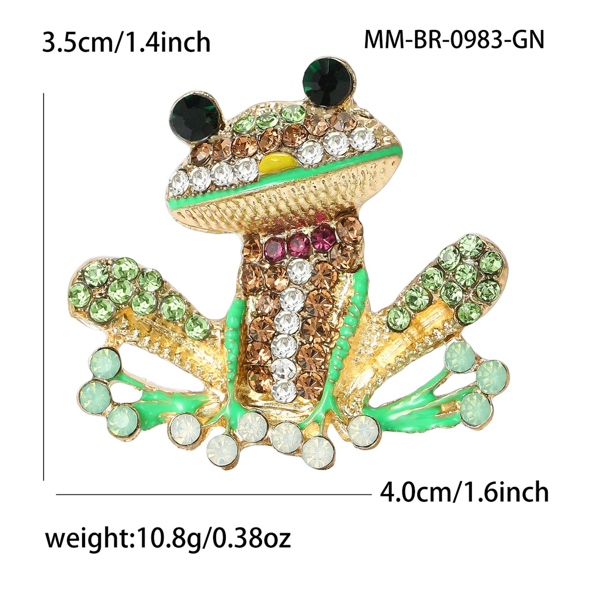 European Retro Green Frog Brooch - Vintage Fresh Clothing Accessory Pin Corsage
European Retro Green Frog Brooch - Vintage Fresh Clothing Accessory Pin Corsage