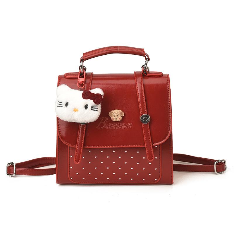 Foreign Style Polka Dots Boys And Girls Backpack Cute Kitten Pendant Student Schoolbag Children S Backpack красный
Foreign Style Polka Dots Boys And Girls Backpack Cute Kitten Pendant Student Schoolbag Children S Backpack красный