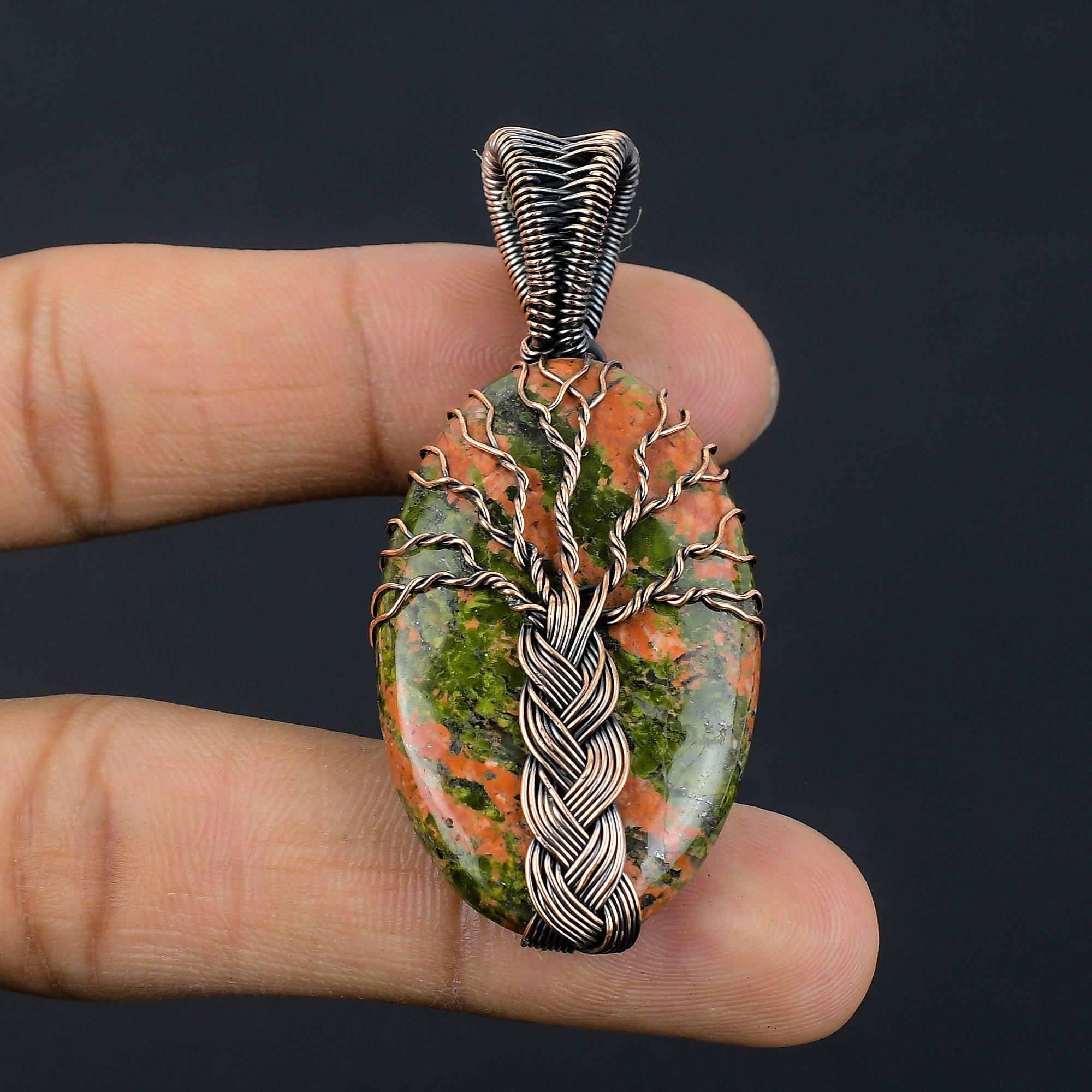 Подвеска Древо Жизни из Унакита, Украшения из проволоки 999 пробы, Подвеска с драгоценным камнем, Свадебный подарок ручной работы 2.55 Inches
Подвеска Древо Жизни из Унакита, Украшения из проволоки 999 пробы, Подвеска с драгоценным камнем, Свадебный подарок ручной работы 2.55 Inches