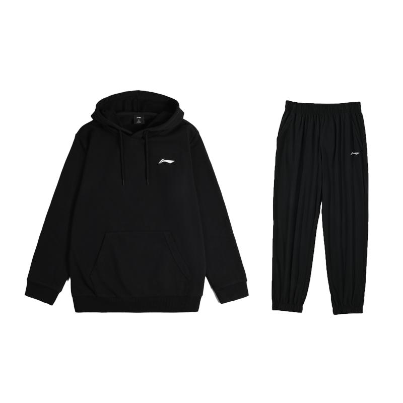 Li Ning свободный крой круглый вырез свитер с длинным рукавом толстовка Ice Feel брюки с манжетами повседневный спортивный комплект мужские комплекты черный YWDT331-1+AKLT541-2
Li Ning свободный крой круглый вырез свитер с длинным рукавом толстовка Ice Feel брюки с манжетами повседневный спортивный комплект мужские комплекты черный YWDT331-1+AKLT541-2