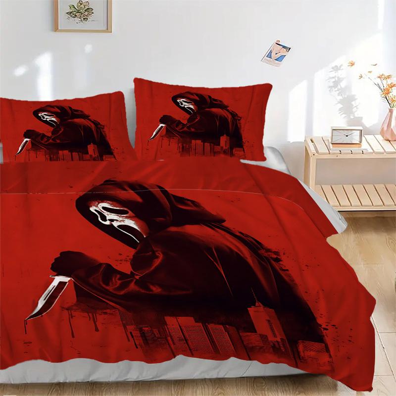 3pcs Scream Comforter Set - Four Seasons Home High,Machine Washable Bedspread with Pillowcases (No Filling) yy250909033 135x200cm
3pcs Scream Comforter Set - Four Seasons Home High,Machine Washable Bedspread with Pillowcases (No Filling) yy250909033 135x200cm