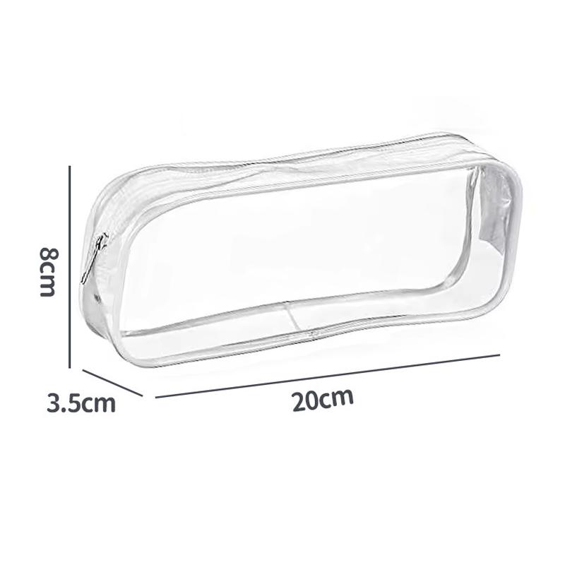 Transparent Pencil Case Large Capacity Waterproof Pen Box for Girls Cosmetic Brush Bag Stationery Office School Supplies Pouch білий
Transparent Pencil Case Large Capacity Waterproof Pen Box for Girls Cosmetic Brush Bag Stationery Office School Supplies Pouch білий