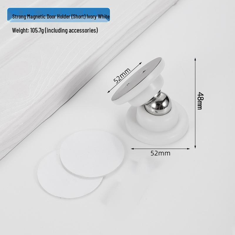 Silent Strong Magnetic Door Stopper: Plastic Steel Suction Cup, Hole-Free Anti-Collision Bumper for Bathroom Doors.
Silent Strong Magnetic Door Stopper: Plastic Steel Suction Cup, Hole-Free Anti-Collision Bumper for Bathroom Doors.