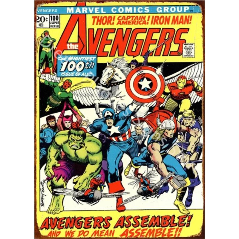 Marvel Metal Wall Sign, Superhero Decor Plaque 15x30cm
Marvel Metal Wall Sign, Superhero Decor Plaque 15x30cm