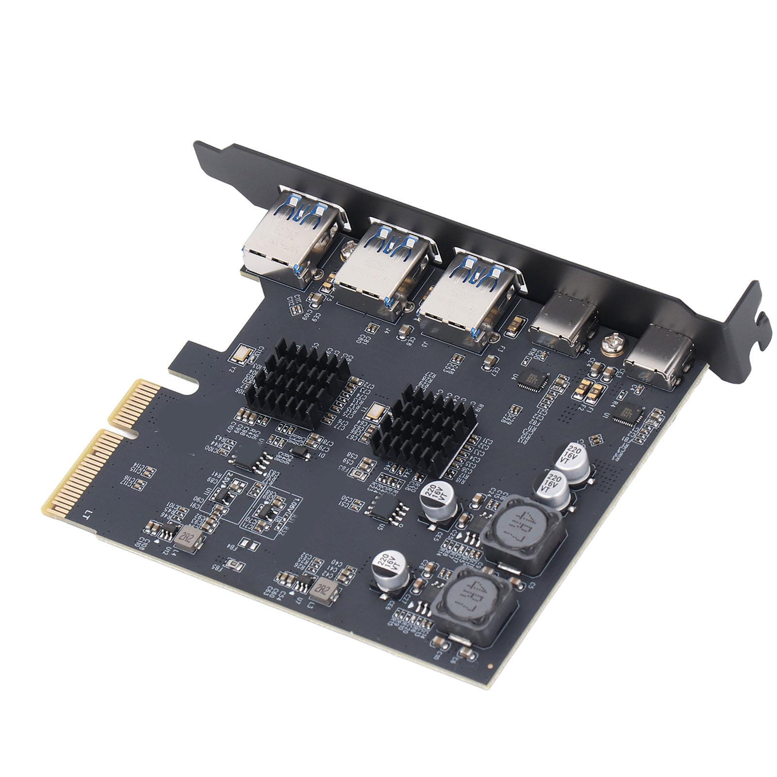 USB3.2 GEN2 Expansion Card 10Gbps High Speed Stable PCIE 4X Expansion Card with 3 Type A and 2 Type
USB3.2 GEN2 Expansion Card 10Gbps High Speed Stable PCIE 4X Expansion Card with 3 Type A and 2 Type