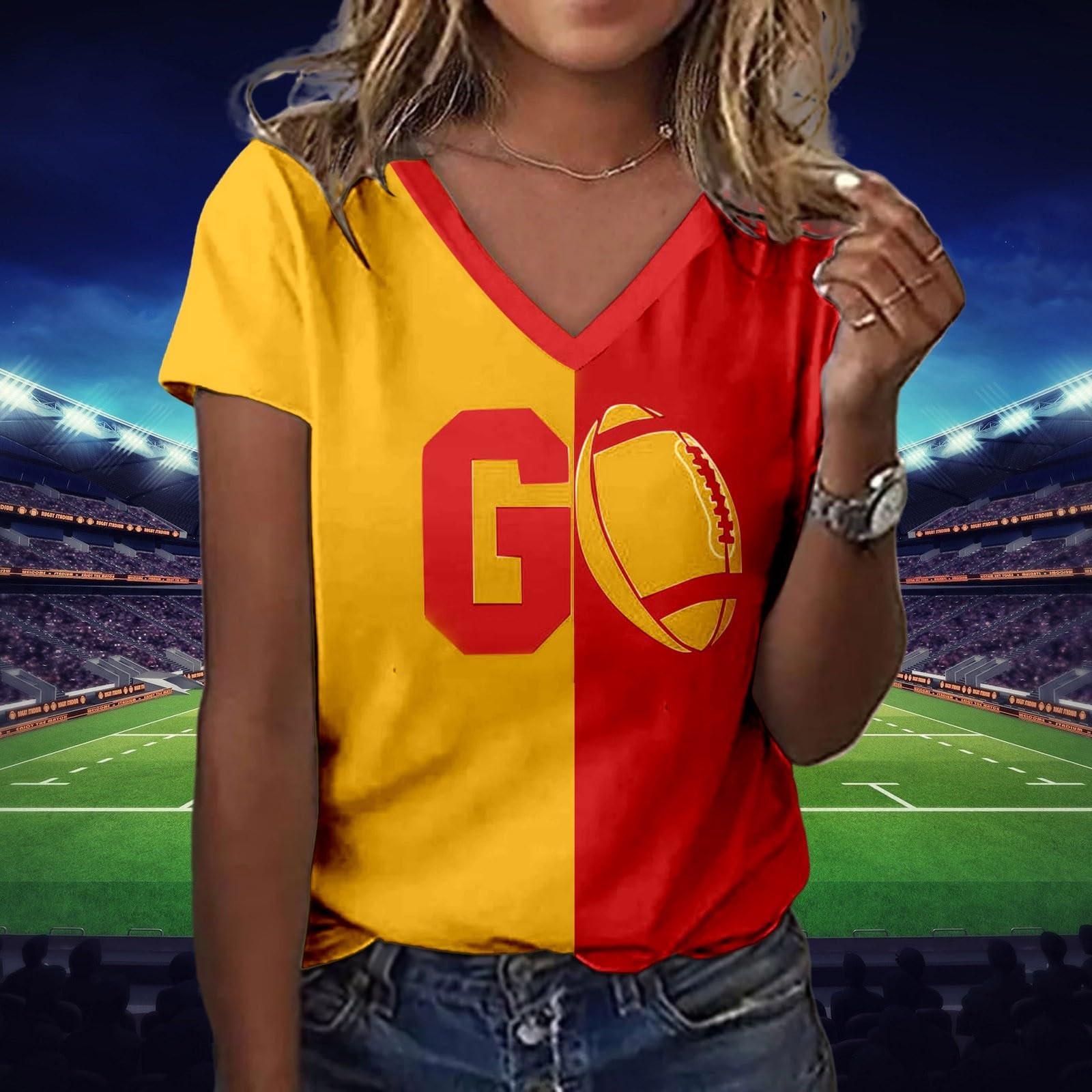 Женская мода повседневный короткий рукав принтованный V-образный вырез пуловер топ M оранжевый
Женская мода повседневный короткий рукав принтованный V-образный вырез пуловер топ M оранжевый