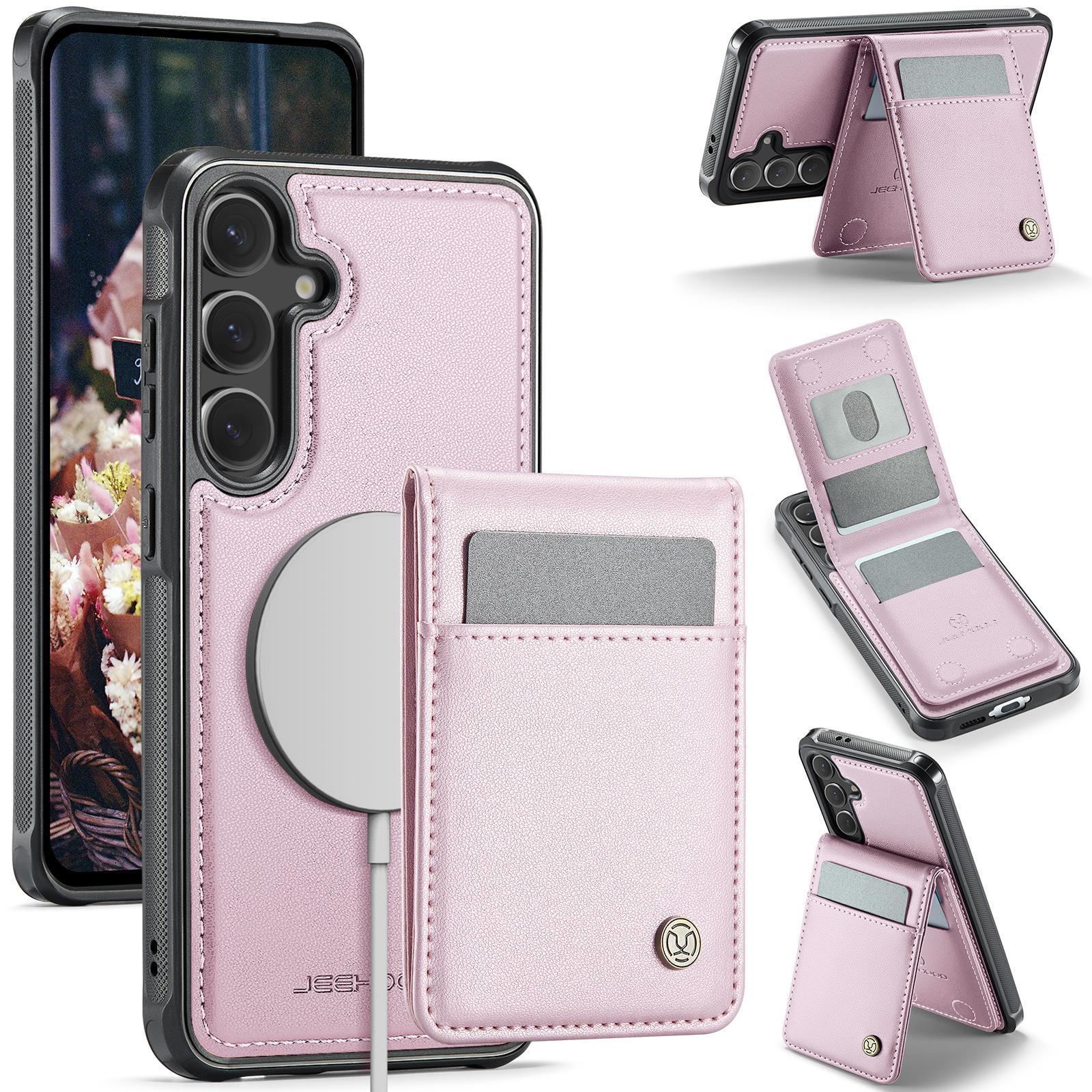 For Samsung Galaxy S24 FE Leather Back Cover Magnetic Case JEEHOOD J06 Phone Case with Card Bag RFID Blocking B
For Samsung Galaxy S24 FE Leather Back Cover Magnetic Case JEEHOOD J06 Phone Case with Card Bag RFID Blocking B